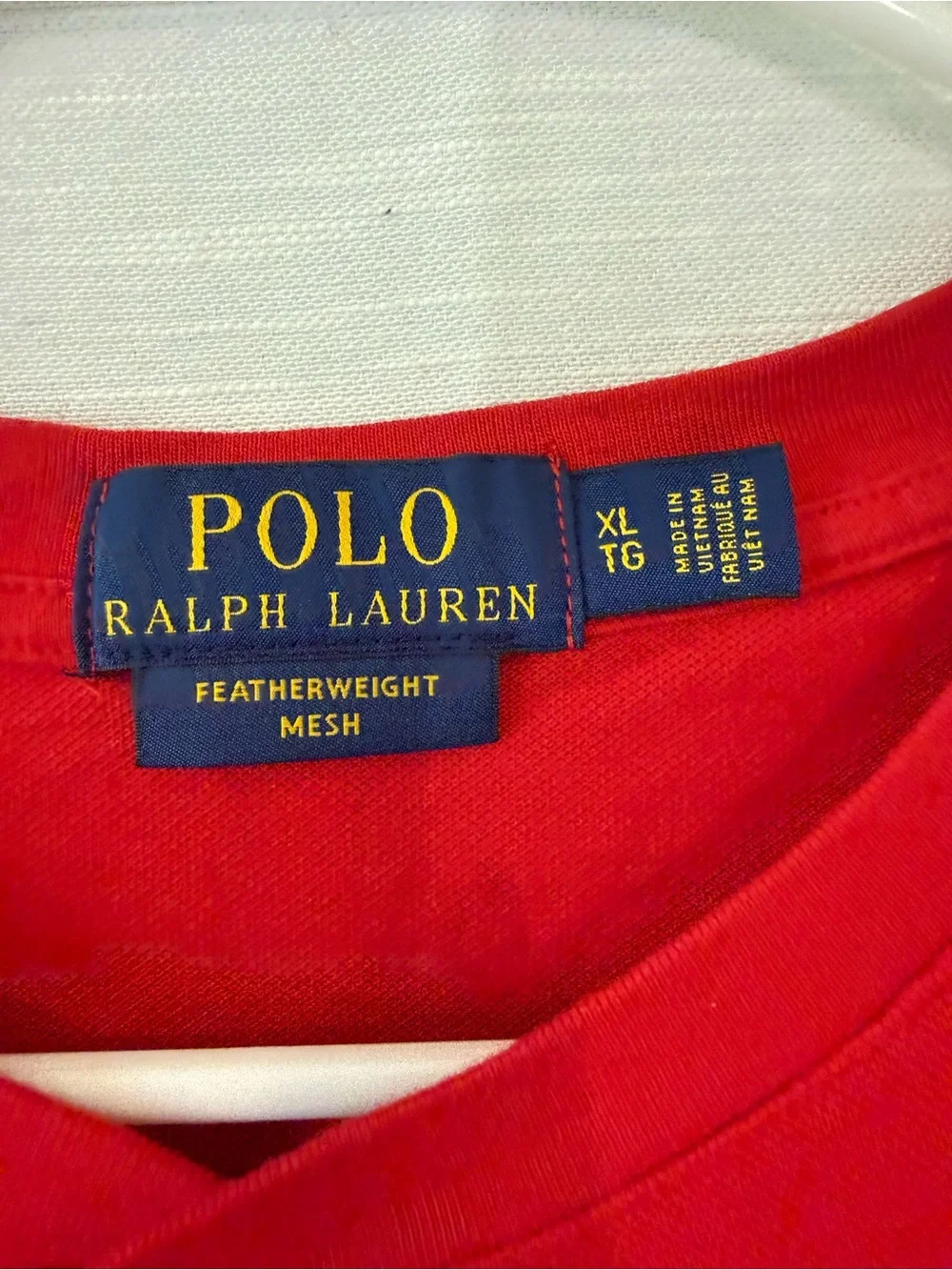 Polo by Ralph Lauren Red Short-Sleeve Henley Shirt